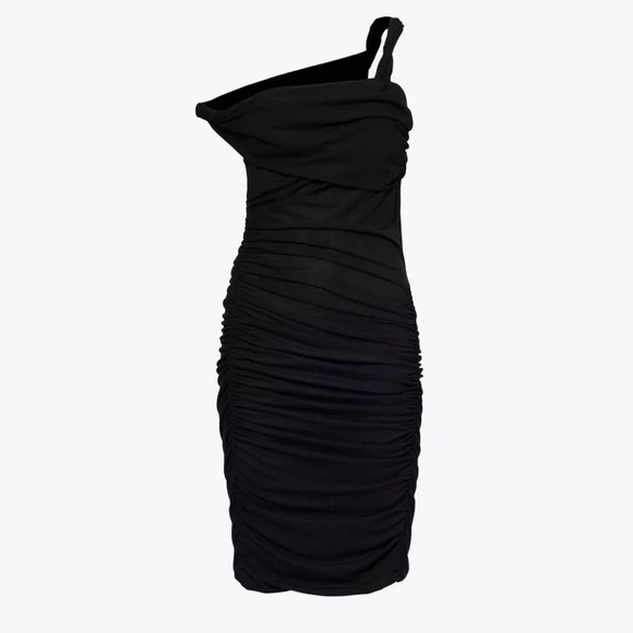 Reformation Alycia Knit Midi Dress in Black - Picture 6 of 11